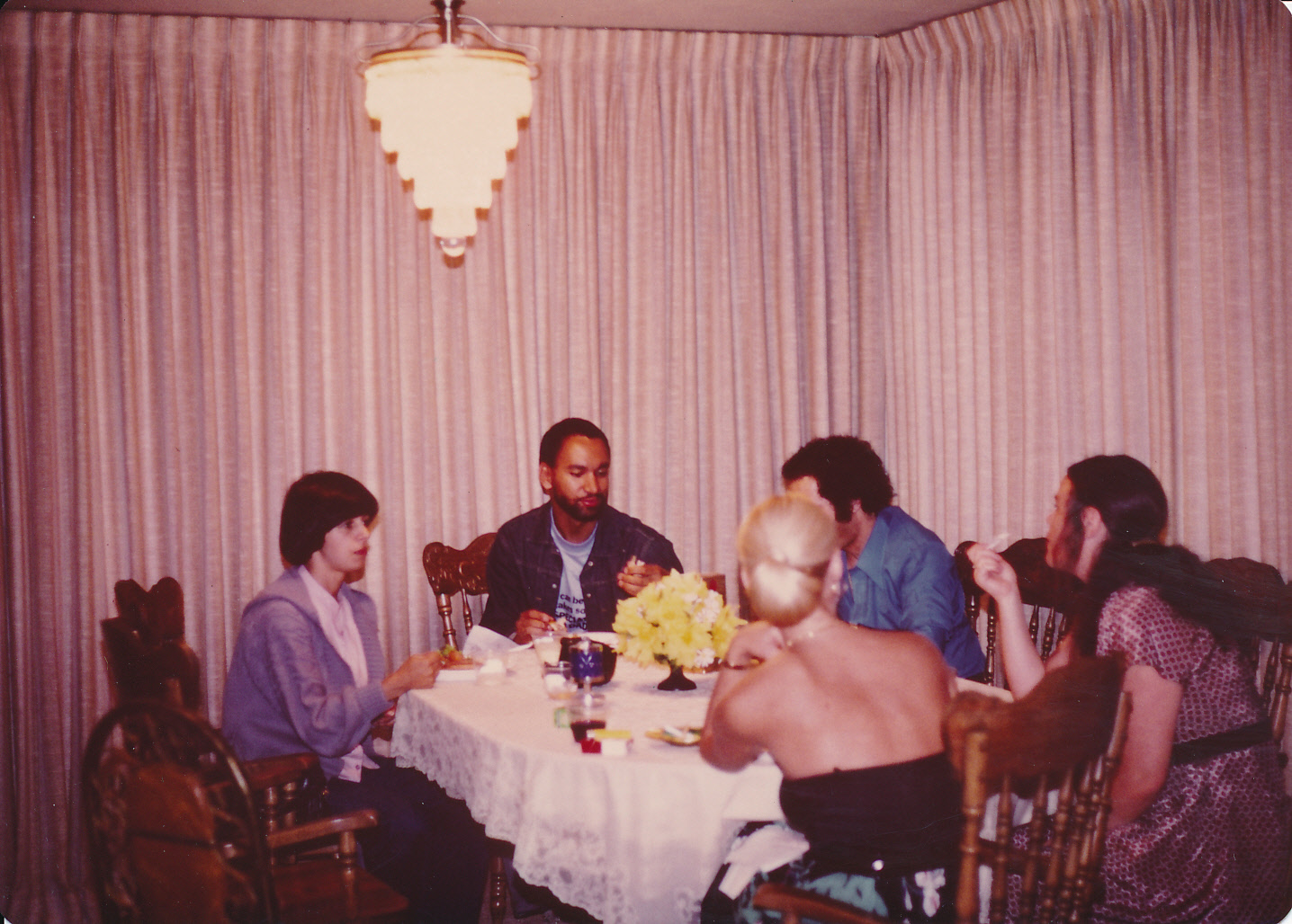 One of Arlinda's dinner parties